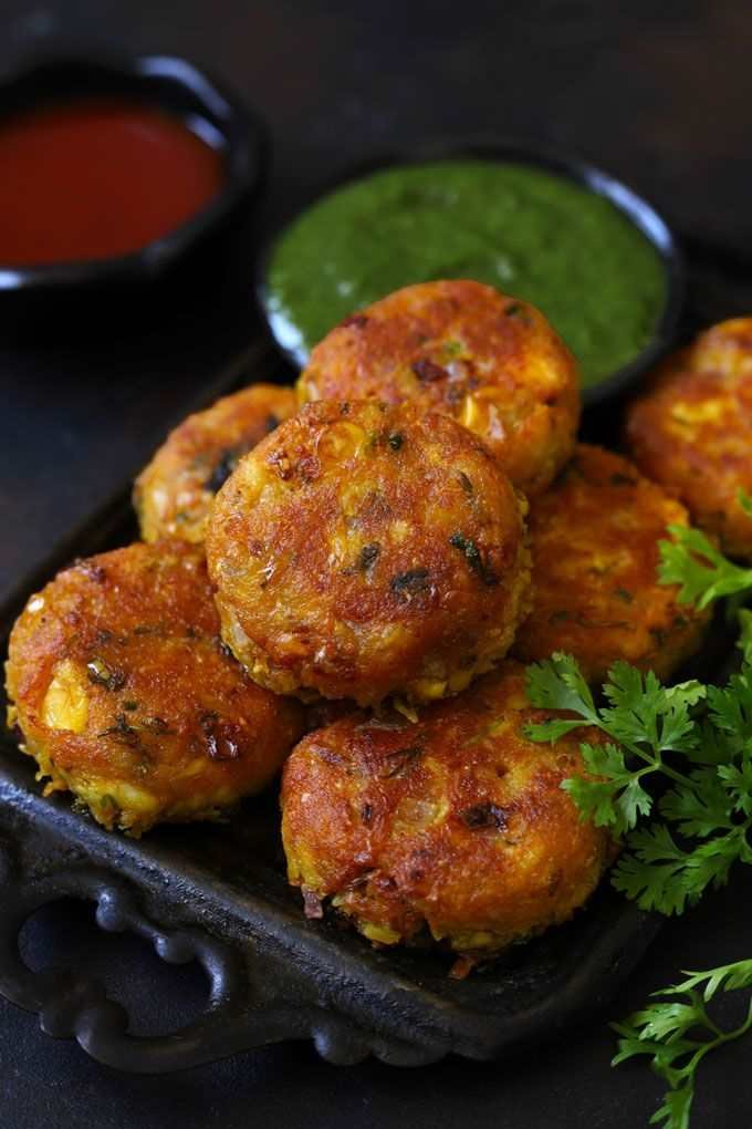 Corn Paneer Cutlet